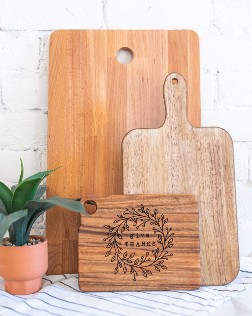 Give Thanks Cheese Board