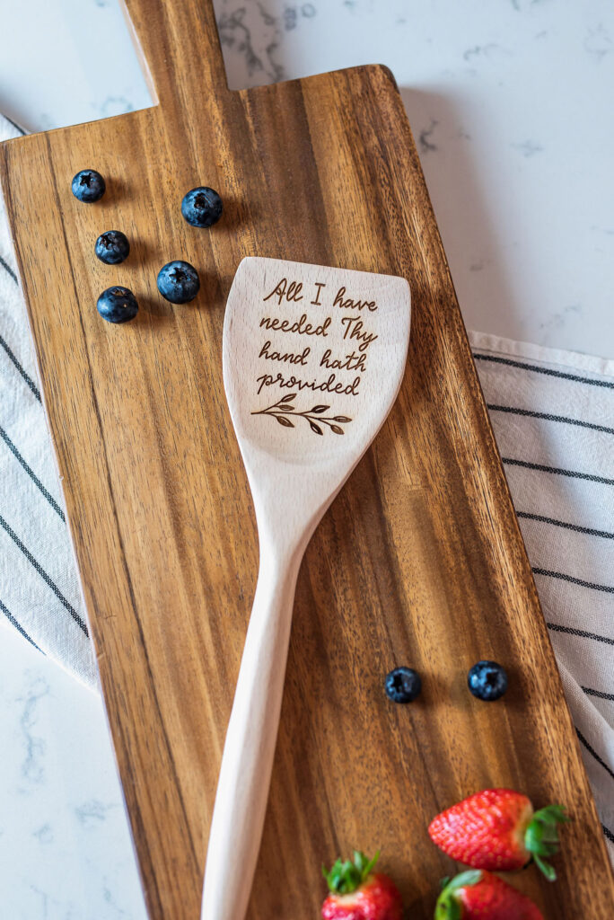 Great is Thy Faithfulness - Wood Spatula