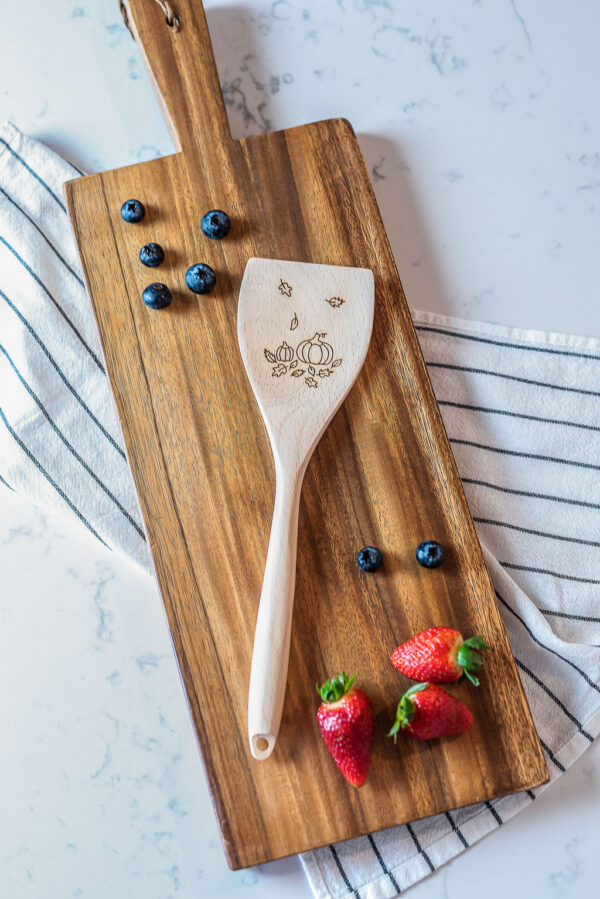 Fall Pumpkins Engraved Wooden Spoon - Image 4