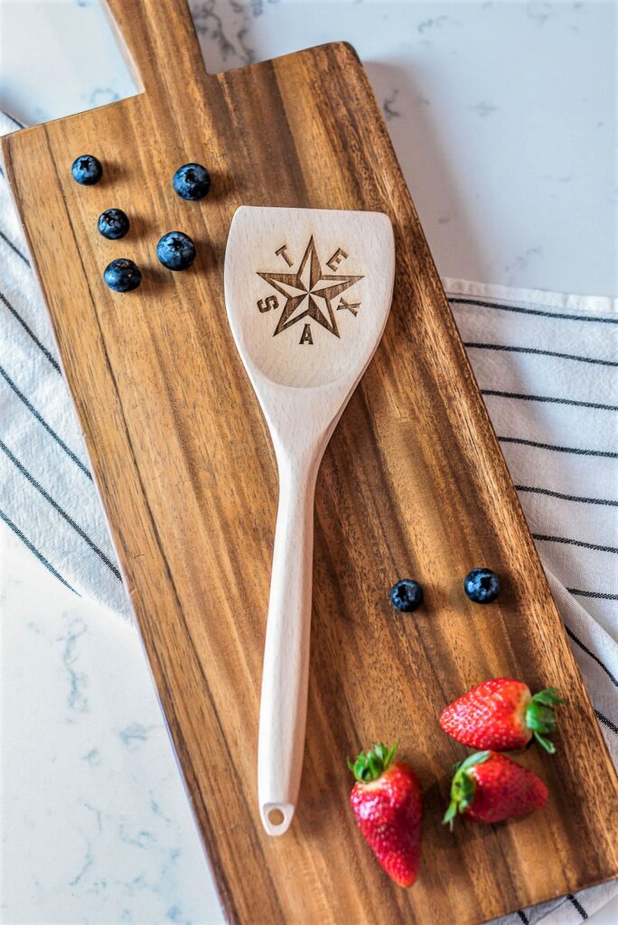 Texas Star Engraved Spatula