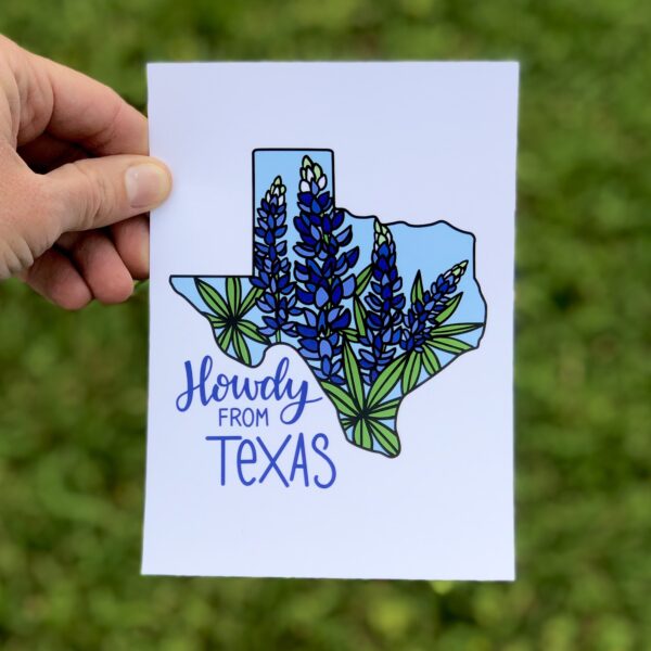 Texas Bluebonnets Postcard