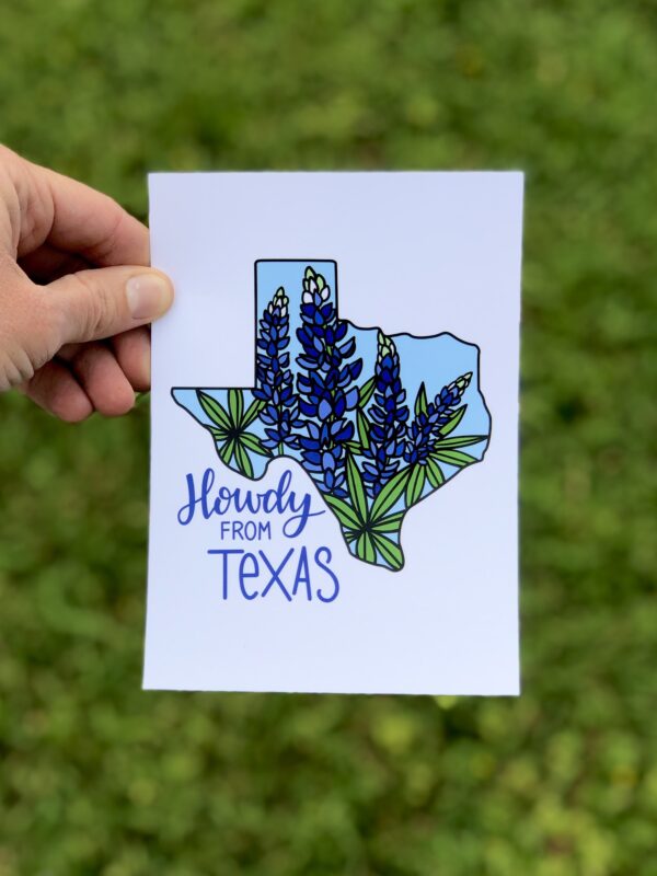 Texas Bluebonnets Postcard