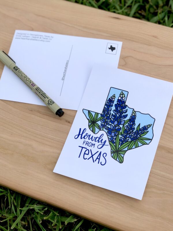 Texas Bluebonnets Postcard - Image 2