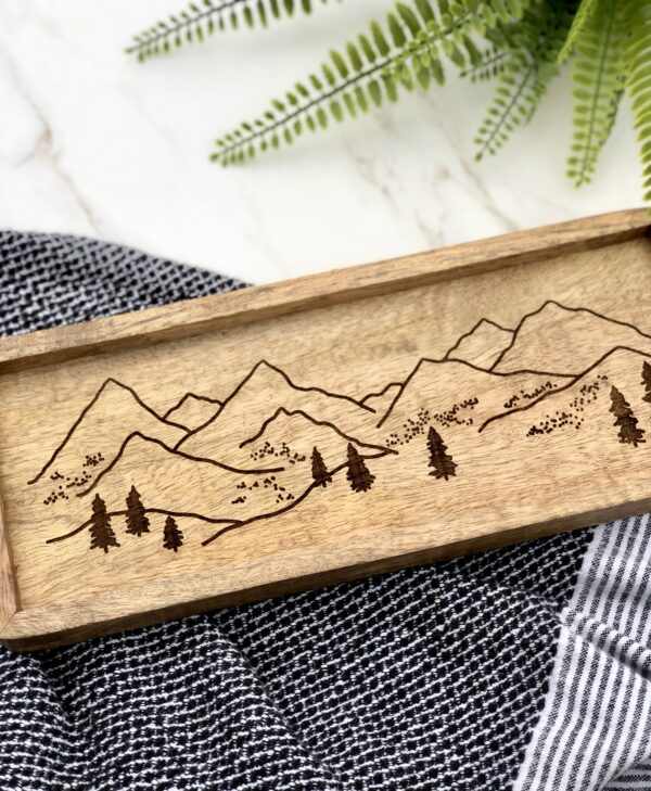 Mountains Wooden Tray - Image 4