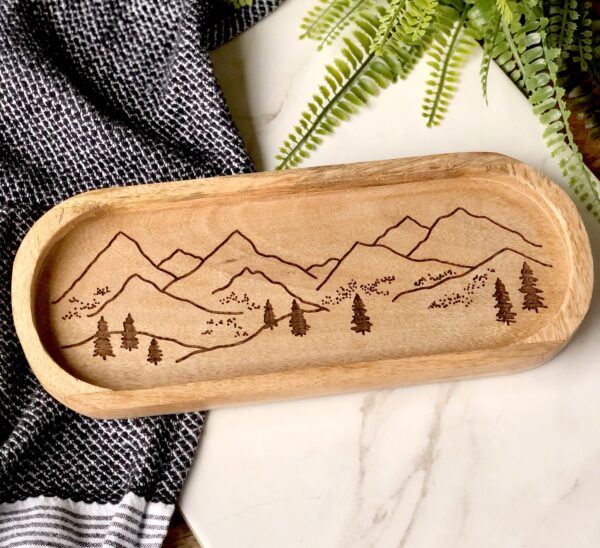 Mountains Wooden Tray - Image 3