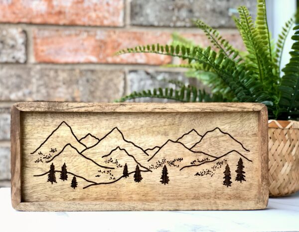 Mountains Wooden Tray - Image 2