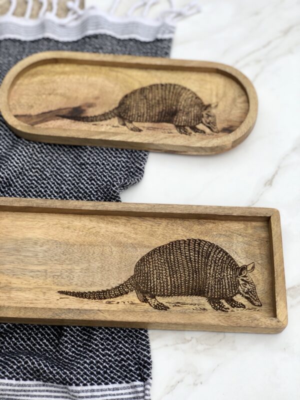 Armadillo Wooden Tray - Image 4