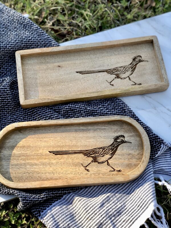 Roadrunner Wooden Tray - Image 2