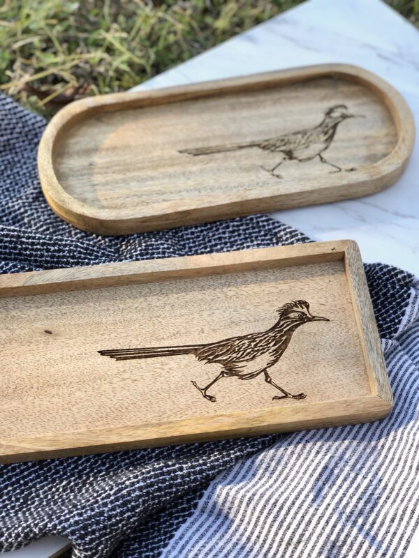 Roadrunner Wooden Tray - Image 4