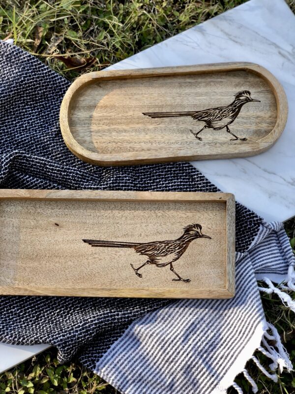 Roadrunner Wooden Tray - Image 3