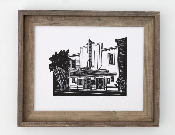 Georgetown Palace Theatre - Hand Carved Linocut Print - Image 2