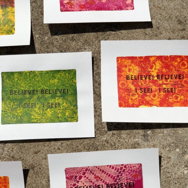 Kings Kaleidoscope - I See! I See! - Handmade Print