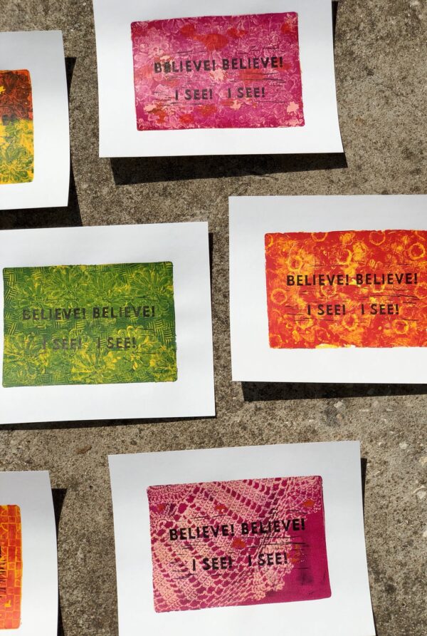 Kings Kaleidoscope - I See! I See! - Handmade Print