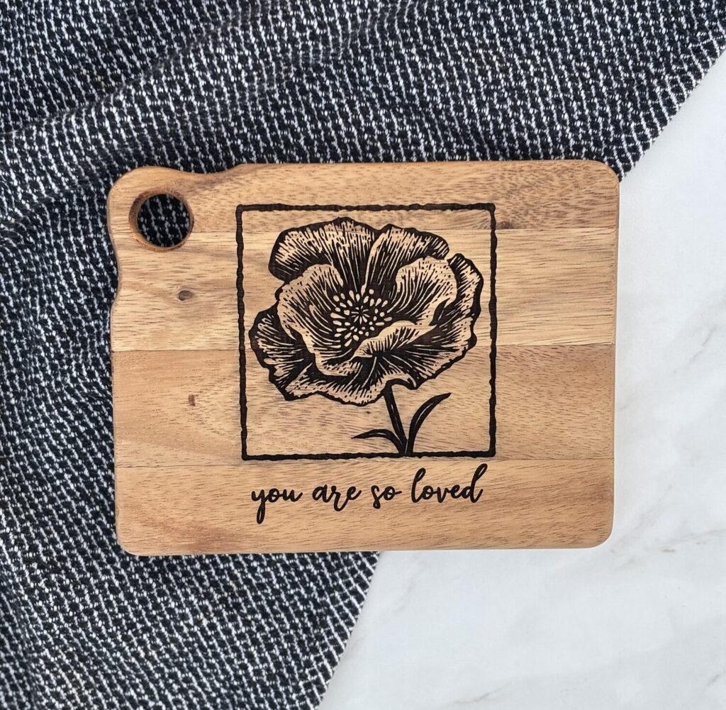 You Are So Loved Charcuterie Board
