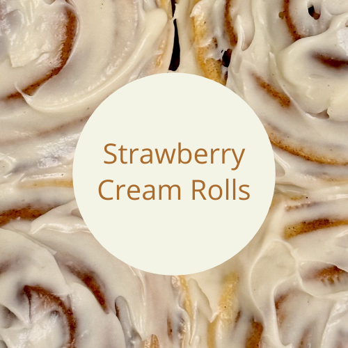 Strawberry Cream Rolls